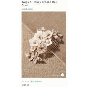 Twigs & Honey “Brooke” Bridal Comb